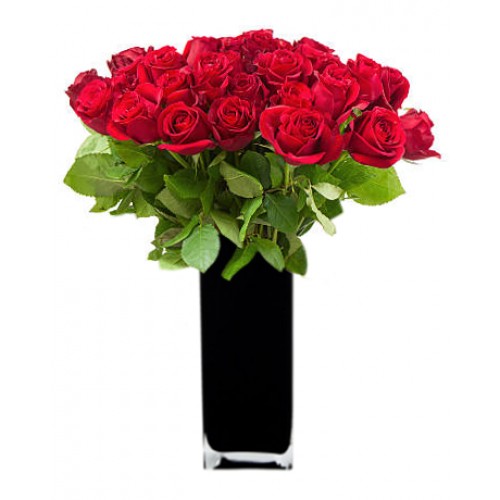 Shout your love from the rooftops with 30 red roses artistically arranged that makes a spectacular romantic moment. She will be yours forever.