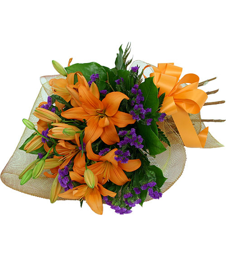 Orange Lily Bouquet