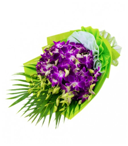 Purple Orchid Bouquet